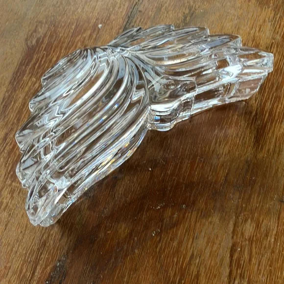 VIN Mikasa Made in Germany Crystal Swan Trinket Box 5.5x2" - Picture 4 of 13